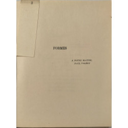 Faste poèmes - Ouvrage sur papier japon impérial dédicacé à Mario...