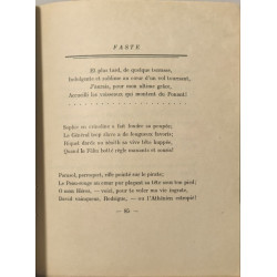 Faste poèmes - Ouvrage sur papier japon impérial dédicacé à Mario...