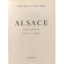 L'Alsace couverture illustrée par Berthold Mahn orné de 205...
