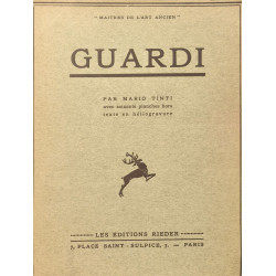 Guardi 60 planches hors texte en héliogravure