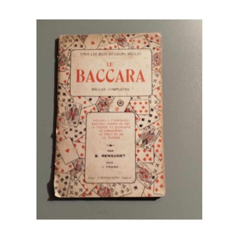 Tous les jeux et leurs regles / le Baccara