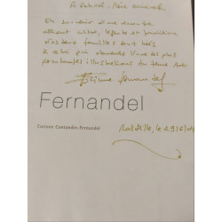 Fernandel - dédicacé par l'auteur