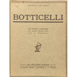 Botticelli avec 60 planches hors texte en héliogravure