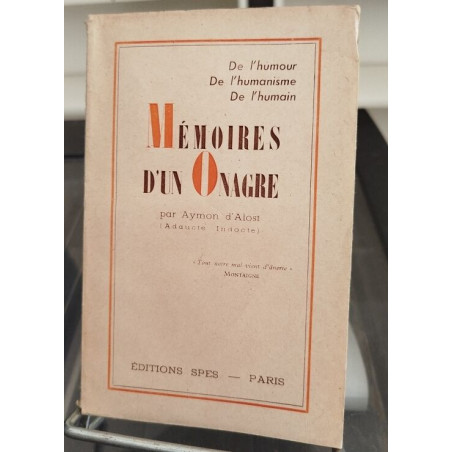 Mémoires d'un Onagre