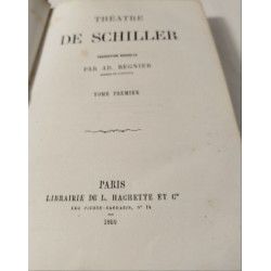 Œuvres de Schiller / theatre -3 tomes