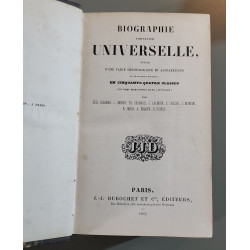 Biographie portative universelle suivie d'une Table chronologique...