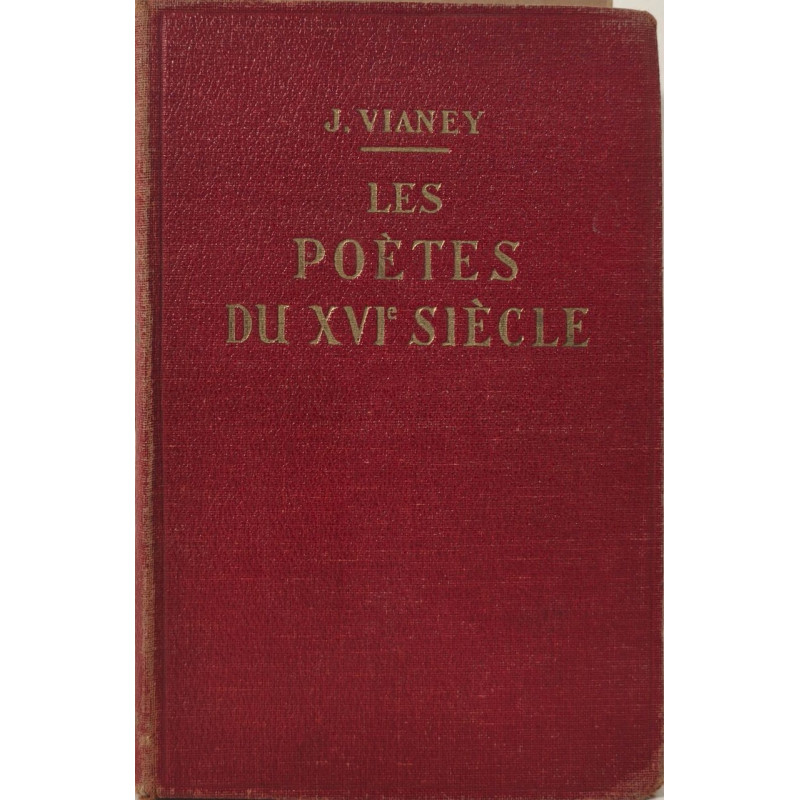 Les Poètes du XVIe siècle quatrième édition