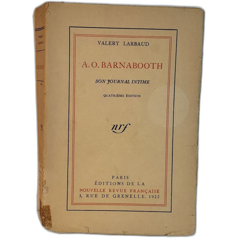 A.O. Barnabooth son journal intime