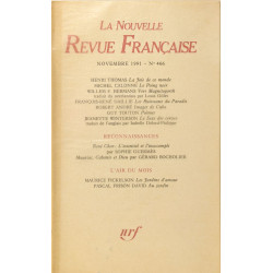 La Nouvelle Revue Française N°466 EO numérotée 6