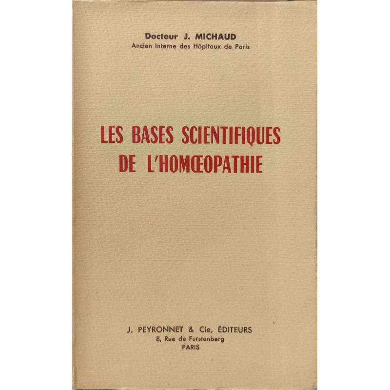 Les bases scientifiques de l'homœopathie