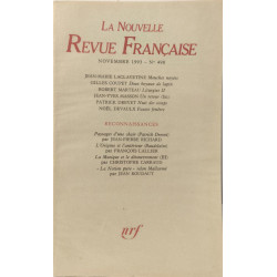 La Nouvelle Revue Française N°490 EO numérotée 6 sur vélin