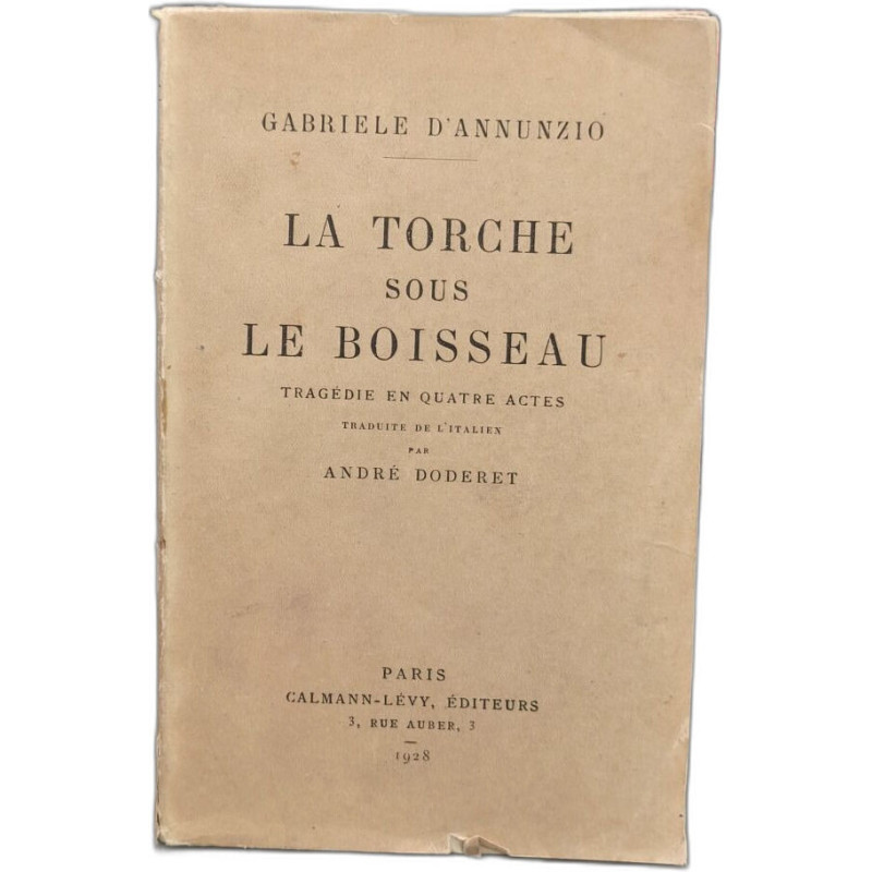 La torche sous le boisseau - tragédie en quatre actes traduite de...