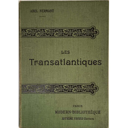 Les transatlantiques illustrations d'aprés les aquarelles de...