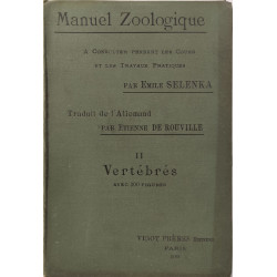 Manuel Zoologique 1 - Invertébrés 500 figures