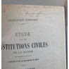 Etude sur les institutions civiles de la suisse au point de vue de...