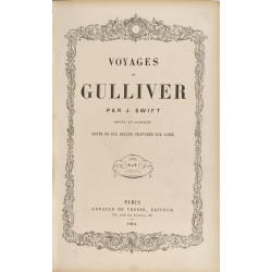 Voyages de Gulliver ornés de 10 belles gravures sur acier