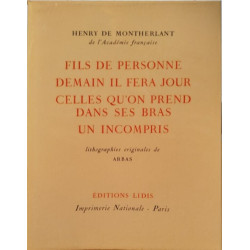 Fils de personne-demain il fera jour -celles qu'on prend dans ses...