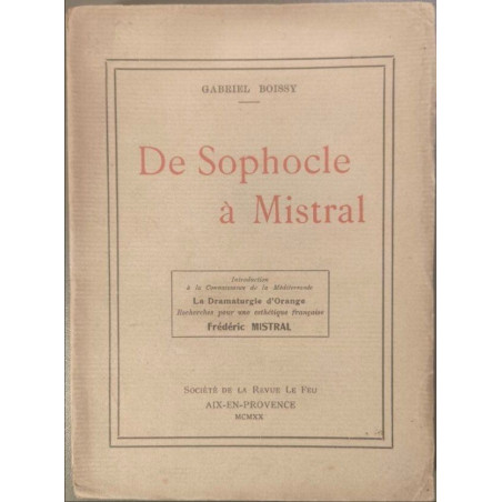 De sophocle a mistral