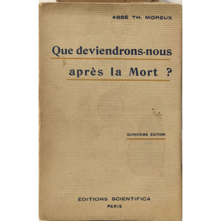 Que deviendrons-nous après la Mort