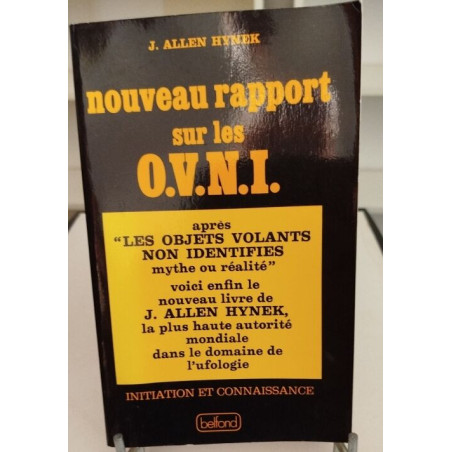 nouveau rapport sur les O.V.N.I