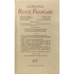 La Nouvelle Revue Française N° 405 EO numérotée sur vélin (6)