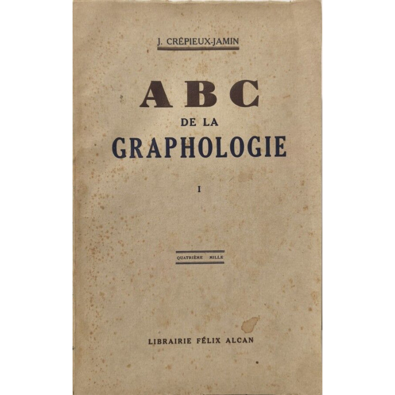 ABC de la graphologie Tome 1 et 2 (Documents)