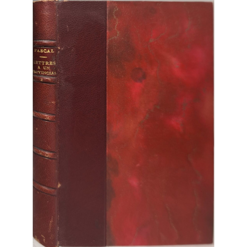 Lettres écrites à un provincial ( lettres I a XIV ) - tome premier