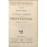 Lettres écrites à un provincial ( lettres I a XIV ) - tome premier