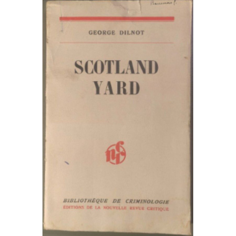 Scotland yard - bibliothèque de criminologie