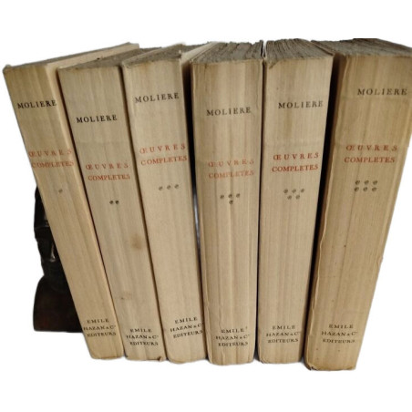 Oeuvres complètes en 6 tomes / portrait sur cuivre par A. Beloff/...