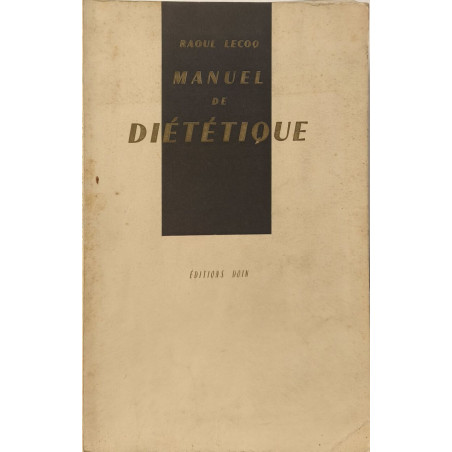 Manuel de diététique