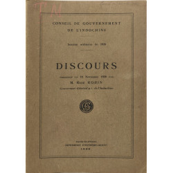 Discours prononcé le 19 nov 1928 par rené robin - session...