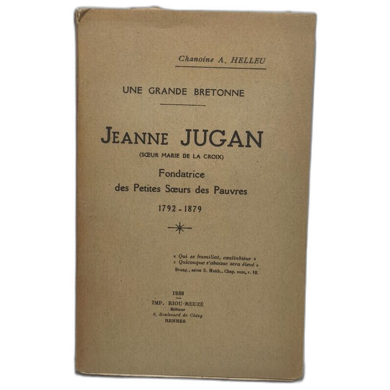 Jeanne Jugan (soeur marie de la croix) fondatrice des petites...