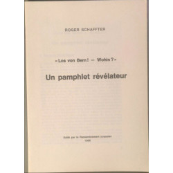 "Los von bern! - Wohin? " un pamphlet révélateur