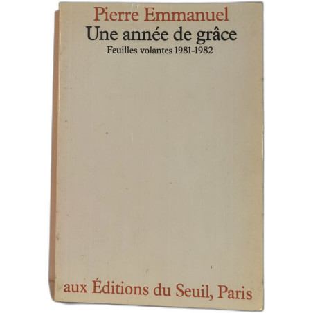 Une année de grâce