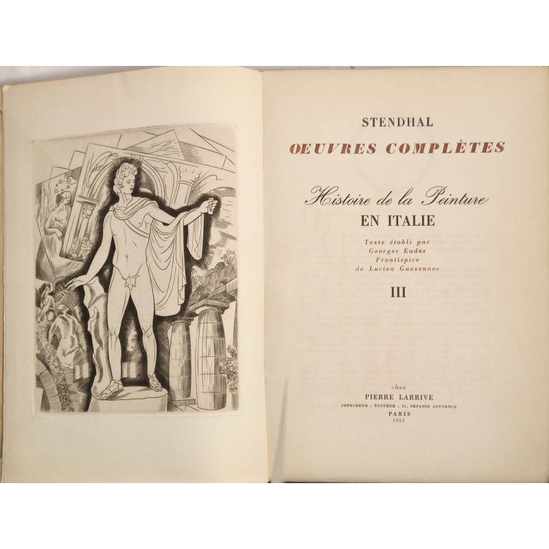 Oeuvres complètes - Histoire de la Peinture en Italie