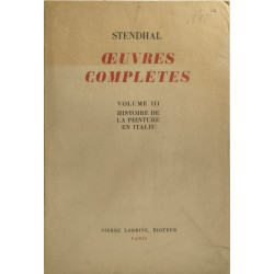 Oeuvres complètes - Histoire de la Peinture en Italie