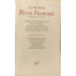 La Nouvelle Revue Française N°505 EO numérotée 6 - sur vélin