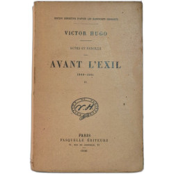 Avant l'exil 1849-1851 II