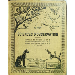 Sciences d'observation (classe de sixième - cours préparatoire aux...