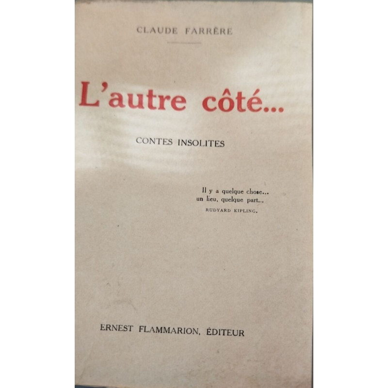 L'autre côté.../ EO numerotée