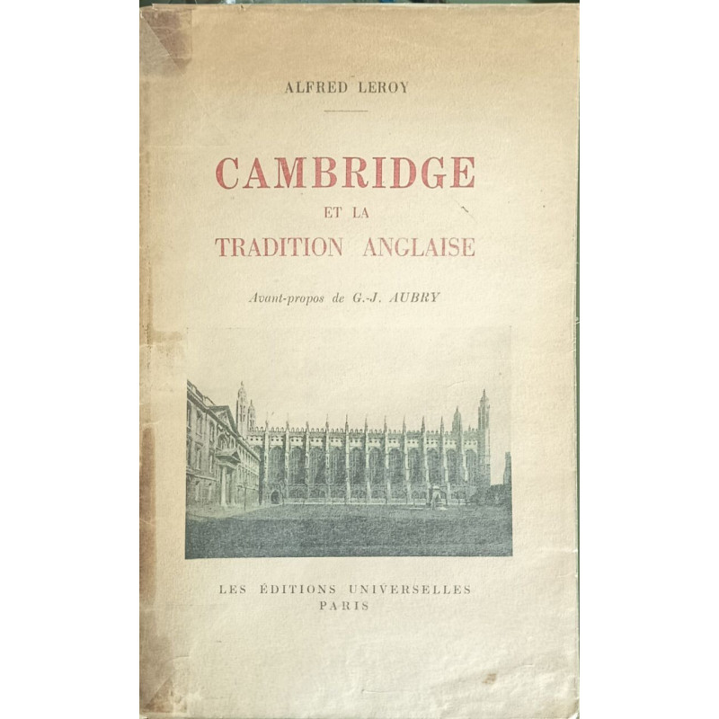 Cambridge et la tradition anglaise