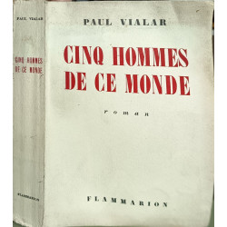 Cinq hommes de ce monde dédicacé par l'auteur