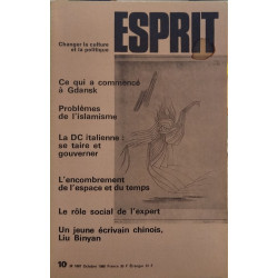 Revue esprit octobre 1980