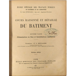 E.S.T.P Batiment - alimentation en eau - chauffage&ventilation...