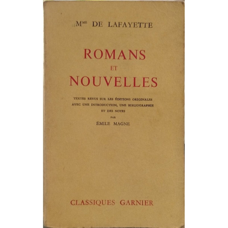 Romans et nouvelles