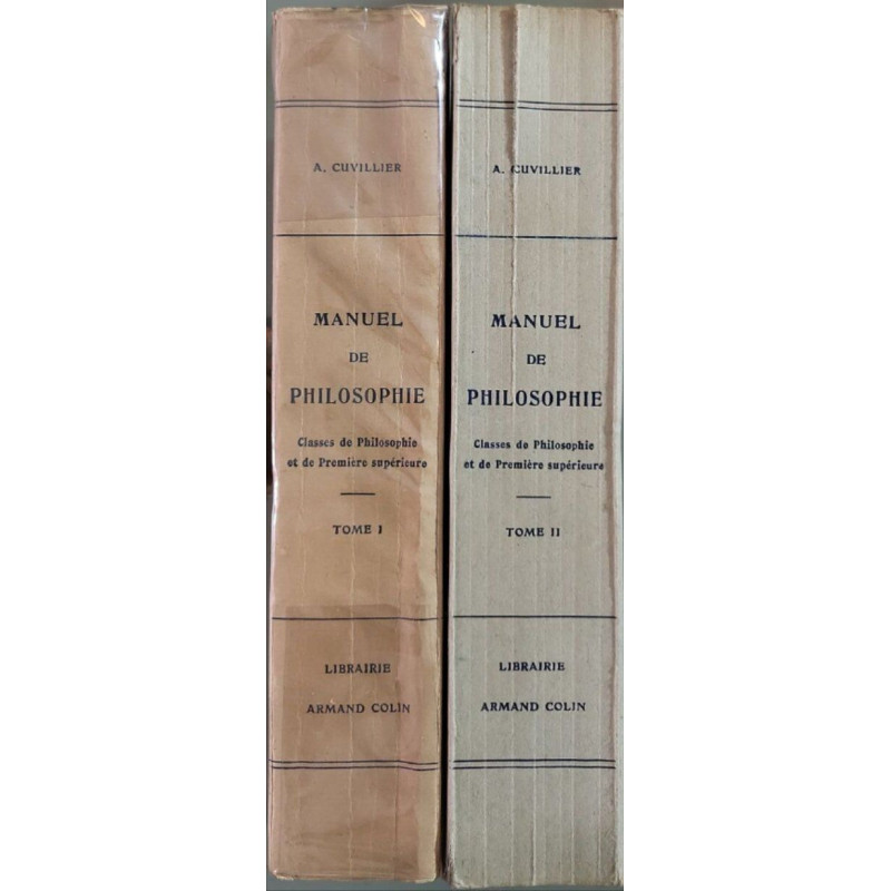 Manuel de Philosophie classe de philosophie et première supérieur...