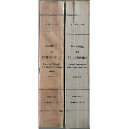 Manuel de Philosophie classe de philosophie et première supérieur...