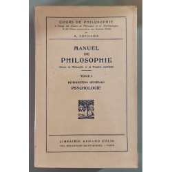 Manuel de Philosophie classe de philosophie et première supérieur...