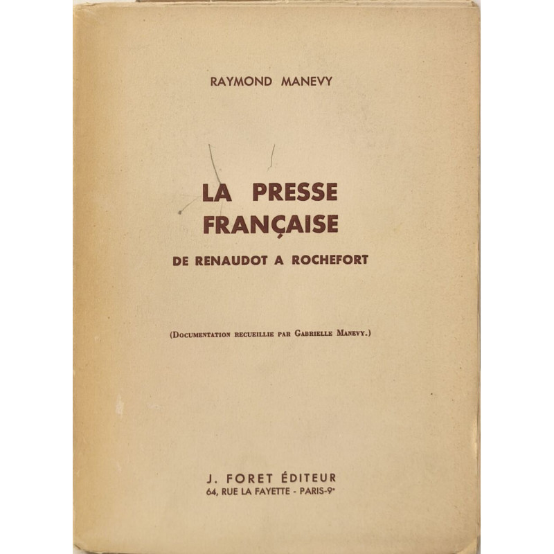 La Presse Française de Renaudot à Rochefort